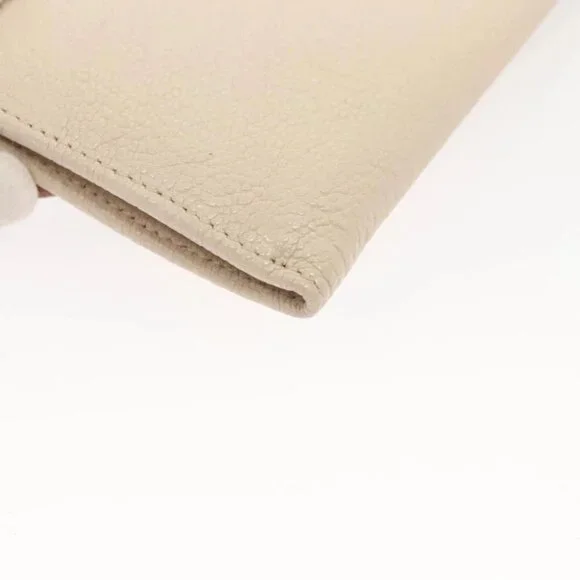 Miu Miu Chain Wallet Leather Pink Gold Auth am8441 - Picture 2 of 15